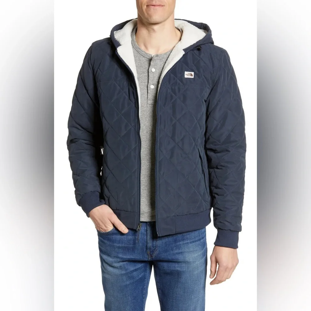 The North Face Cuchillo Insulated Hooded Jacket Color Blue Men's Size XXL